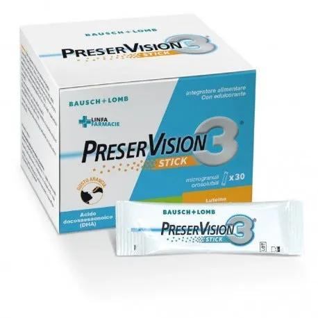 PreserVision 3 Integratore per la Vista 30 Stick Orosolubili