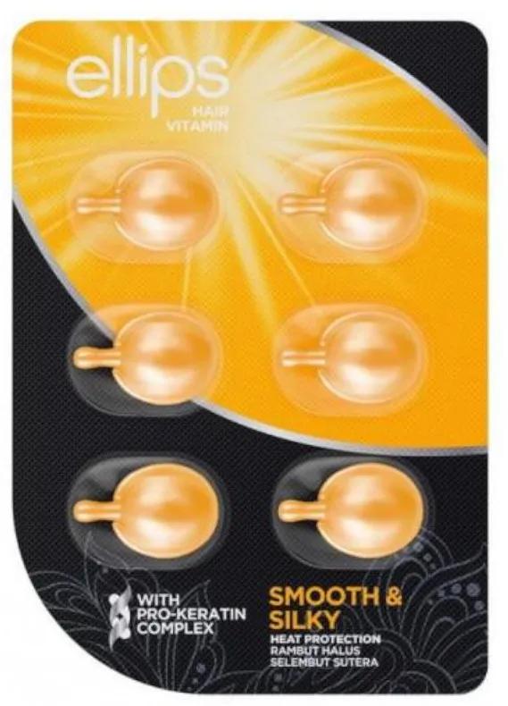 Ellips Hair Vitamin Cheveux Doux et Soyeux Pro-Kératine Jaune 8 unités
