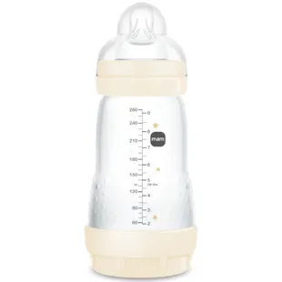 MAM Easy Start Biberão Anti-cólicas Fluxo Médio Neutro Brilhante 2-4m 260 ml
