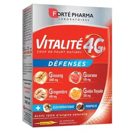 Forté Pharma Vitalité 4G Défenses 20 ampoules