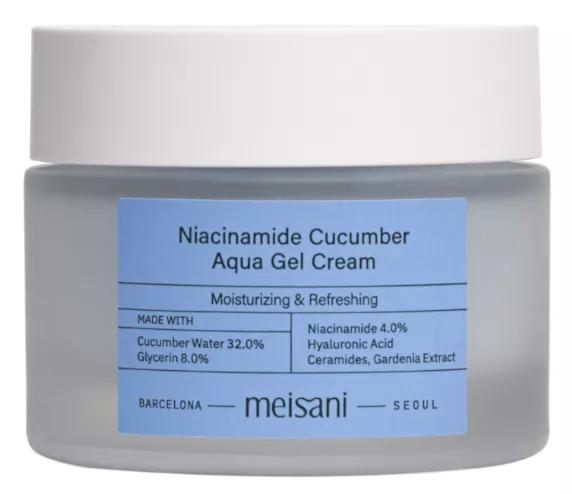 Meisani Niacinamide Concombre Aqua Gel Crème 50 ml