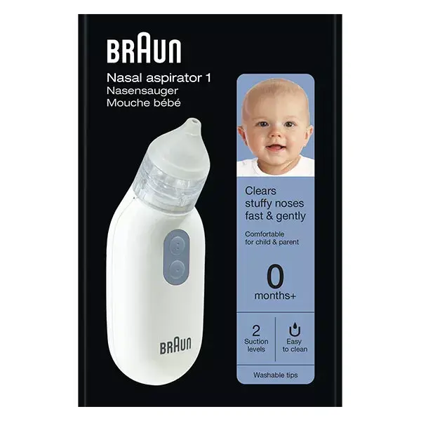 Braun Succionador Nasal Eléctrico para Bebés  BNA 100