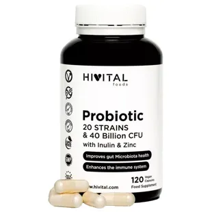 Hivital Probiótico 20 Cepas 40000 Millones UFC 120 Cápsulas