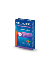 Valdispert Sonno 4 In 1 Integratore Per Rilassamento Addormentamento E Sonno Regolare Con Melatonina 30 Compresse