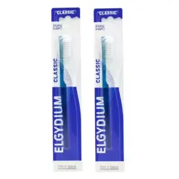 Elgydium Classique Brosse à Dents Dure Lot de 2