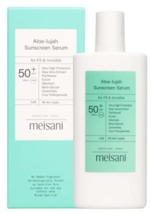 Meisani Sérum de protection solaire Aloe-Lujah SPF50+ 50 ml