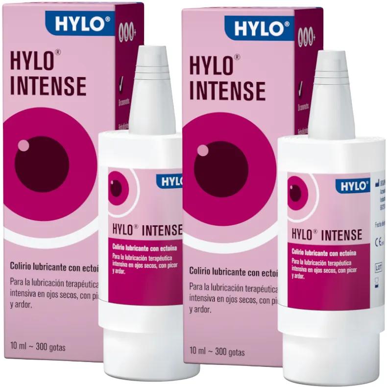 Hylo Gouttes Oculaires Lubrifiantes Intenses 2x10 ml