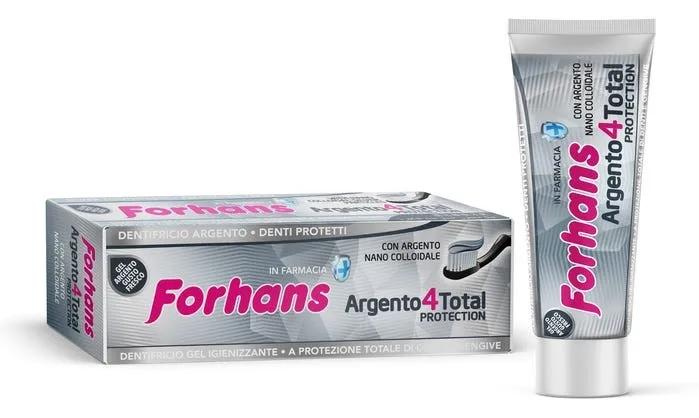 Forhans Dentifricio Silver 4 White 75 ml