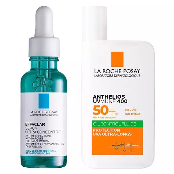 La Roche Posay Routine Anti-Imperfections Effaclar Sérum 30ml & Anthelios UVMune 400 Oil Control SPF50+ 50ml