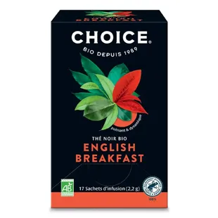 Tè nero Choice English Breakfast biologico 17 bustine