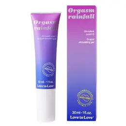 Love to Love Orgasm Rainfall - Stimulant Point G - Gel Interne - 30 ml
