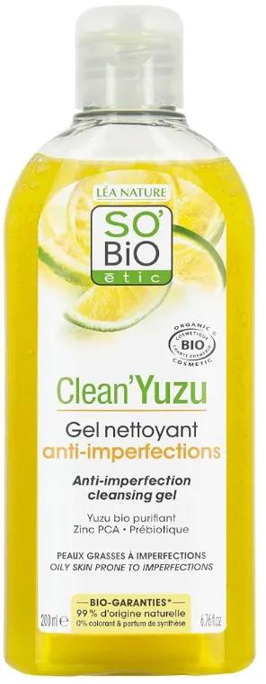 So Bio Étic Clean Yuzu Anti-Imperfections Cleansing Gel 200 ml