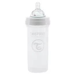 Twistshake Biberon Anti-Colique Blanc +2m 260ml