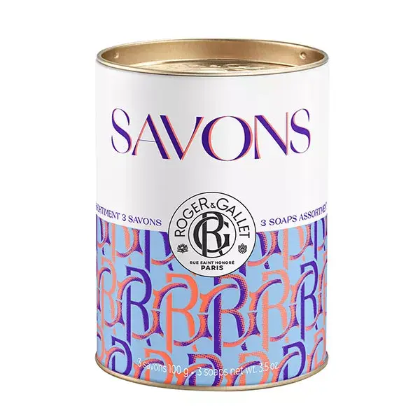 Roger & Gallet Coffret 3 Savons Fleur de Figuier Fleur d'Osmanthus et Lavande 100g