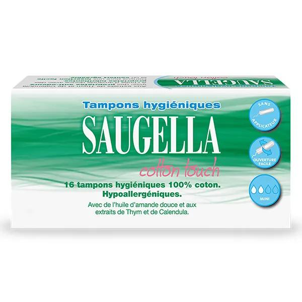 Saugella Cotton Touch Tampones Mini (16 Unidades)