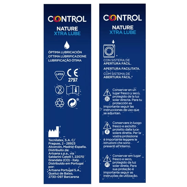Control Nature Extra Lube Condooms 12 stuks