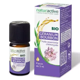 Naturactive Huile Essentielle Bio Géranium Bourbon 5ml