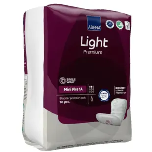 Abena Light Mini Plus 1A Incontinência 16 peças