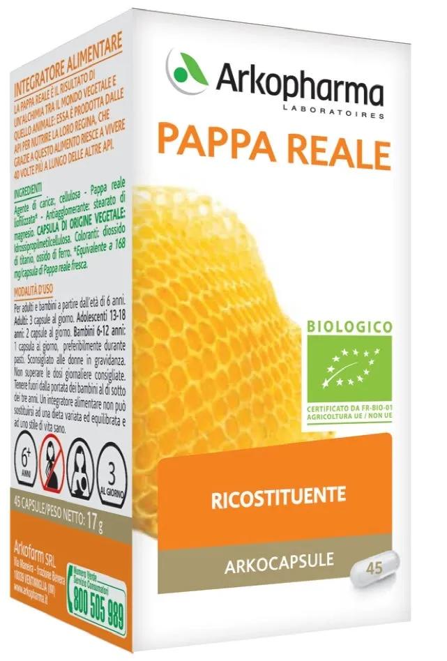 Arkocapsule Pappa Reale Bio Integratore Ricostituente 45 Capsule