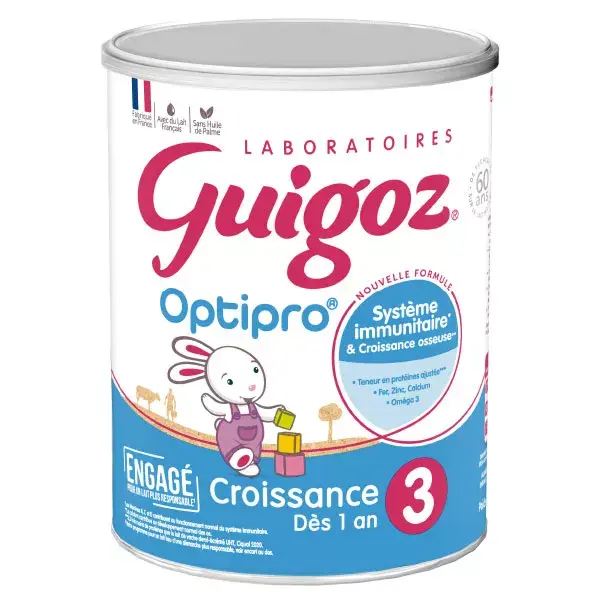 Guigoz® Optipro® Lait Croissance 3éme Âge 780g
