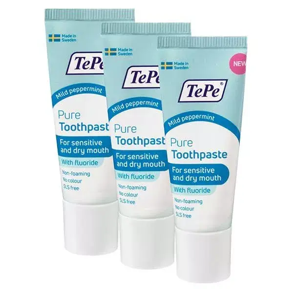 Lot Dentifricio TePe Pure Formato Viaggio