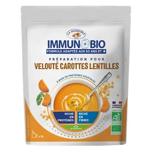 Immunobio Vellutata di Carote e Lenticchie - 250g