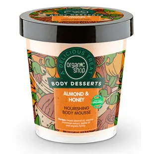 Organic Shop Nourishing Body Mousse Almond and Honey 450 ml