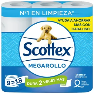 Scottex Megaroll Toilet Paper 9 units