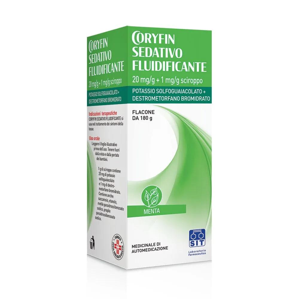 Coryfin Sedativo Fluidificante Sciroppo 20 mg/g + 1 mg/g Tosse Secca 180g