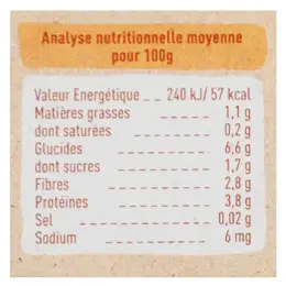 Babybio Repas Midi Pot Petits Pois Panais Courgette Veau +6m Bio 2 x 200g