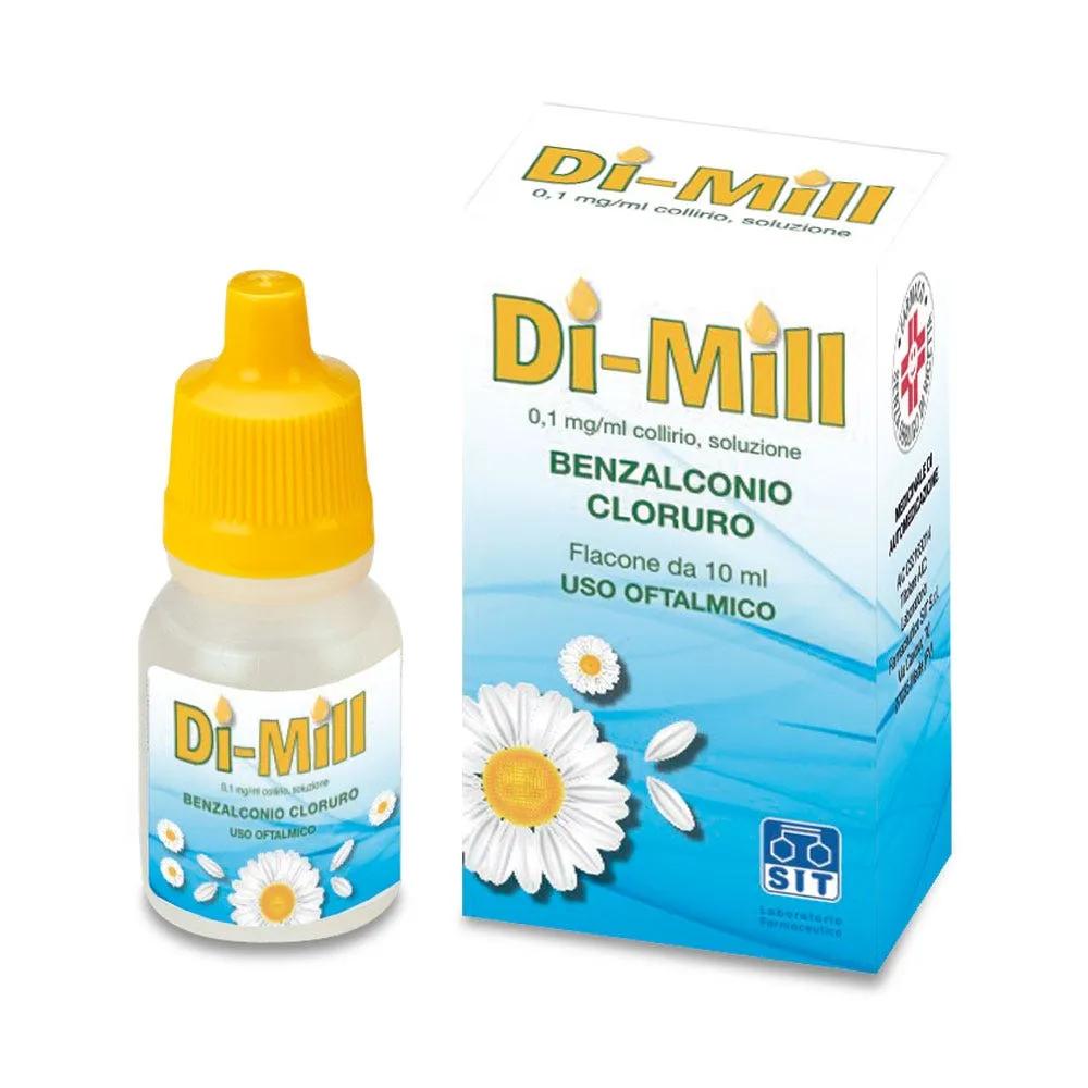 Di-Mill 0,1 mg/ml Benzalconio Cloruro Collirio Disinfettante 10 ml