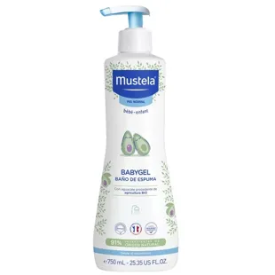 Mustela Babygel Organic Avocado Foam Bath 750 ml