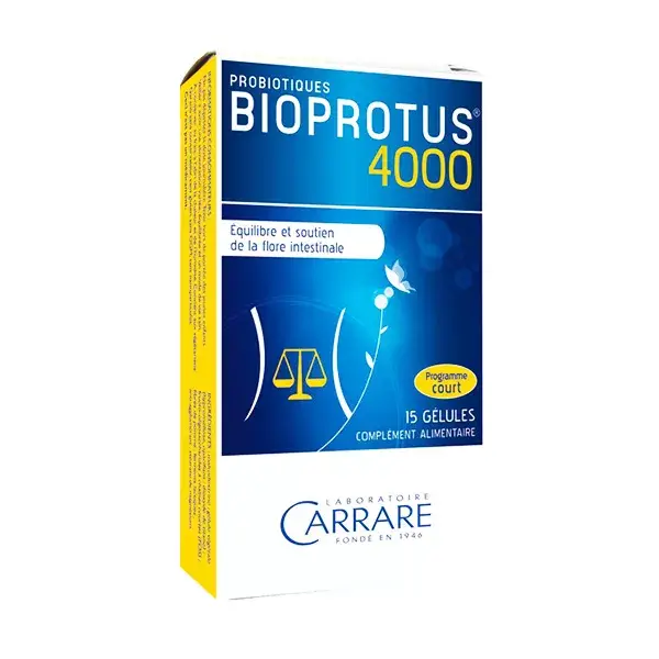 Carrare Bioprotus 4000 Intestinal Flora Box of 15 Capsules