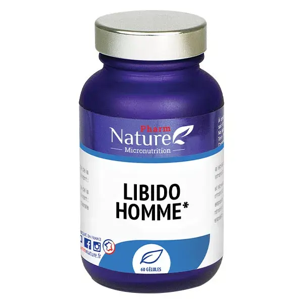 Pharm Nature Micronutrition Libido Homme 60 gélules