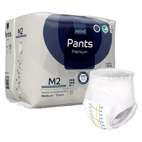 Abena Frantex Pants Premium Absorbent pantiese Size M2 15 units
