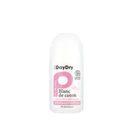 Biosme Daydry Probiotic Déodorant Hydratant aux Actifs Probiotiques Blanc de Coton Roll-On 50ml