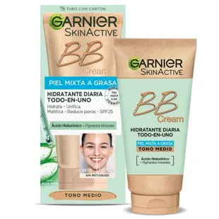 Garnier SkinActive BB Cream Matificante Tono Medio SPF25 50 ml