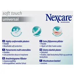 Nexcare Soft 20 pansements assortis