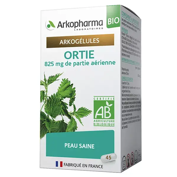 Arkogélules Nettle leaf organic 45 capsules