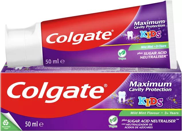 Colgate Maximum Creme Dental Proteção Cárie Crianças +3 anos 50 ml