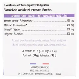 Eric Favre Bien-Être Tisane Digestion Bio 20 sachets