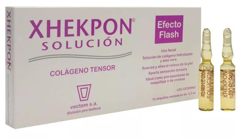 Xhekpon Solución Tensora Facial 10 Ampollas