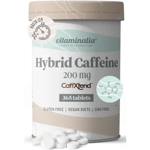 Vitaminalia Hybrid Caffeine 200mg 365 Tablets