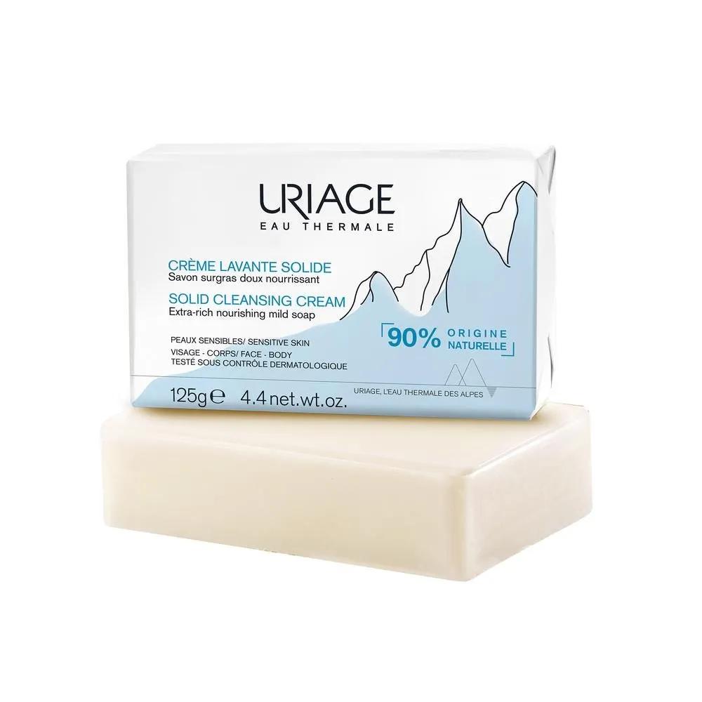 Uriage Crema Lavante Solida Panetto Idratante e Detergente 125g