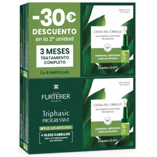 René Furterer Triphasic Tratamento Progressivo Antiqueda 2x8 Ampolas