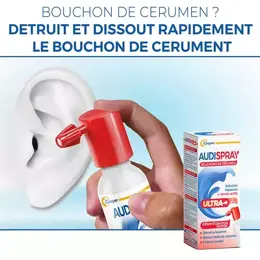 Audispray Ultra Bouchons de Cérumen 20ml