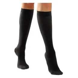 Sigvaris Dynaven Semi-Opaque Chaussettes Classe 3 Normal Taille L Noir