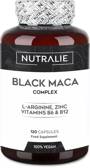 Nutralie Complesso di Maca Nera Andina 24.000 mg con B6 e B12 120 Capsule