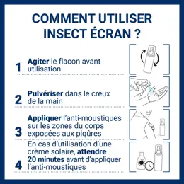 Insect Ecran Anti-Moustiques Spray Familles 100ml