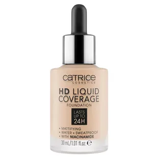 Fondotinta liquido ad alta coprenza Catrice Visage HD n. 010 Beige chiaro 30 ml